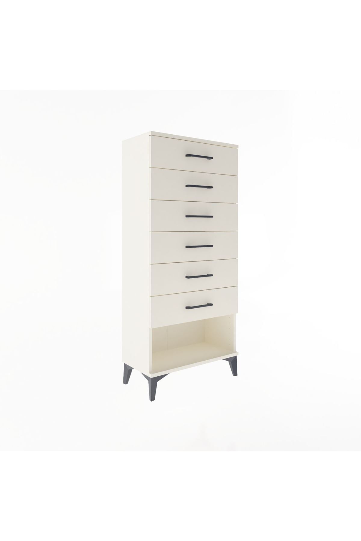 Arges Dolap 6 Çekmeceli 60x30x134 Aytaşı-Aytaşı