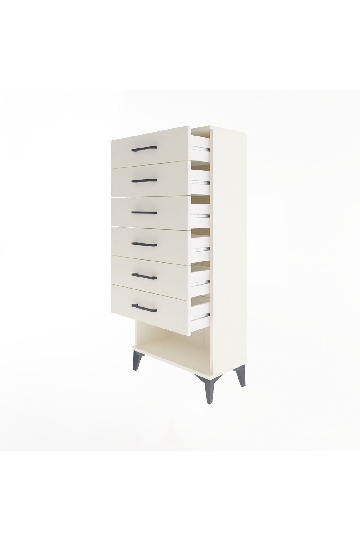 Arges Dolap 6 Çekmeceli 60x30x134 Aytaşı-Aytaşı