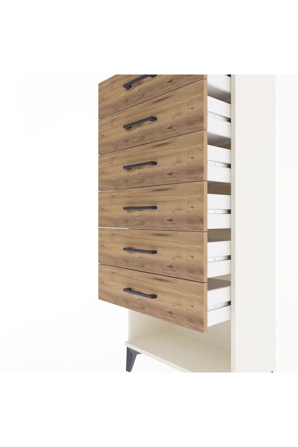 Arges Dolap 6 Çekmeceli 60x30x134 Aytaşı-Çam