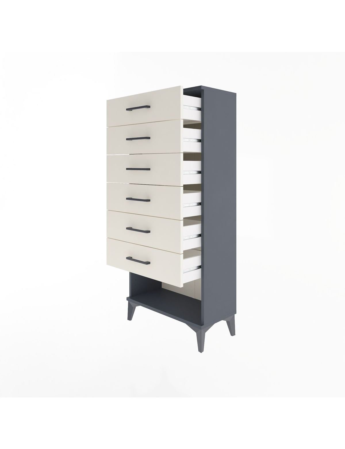 Arges Dolap 6 Çekmeceli 60x30x134 - S17M066V4A