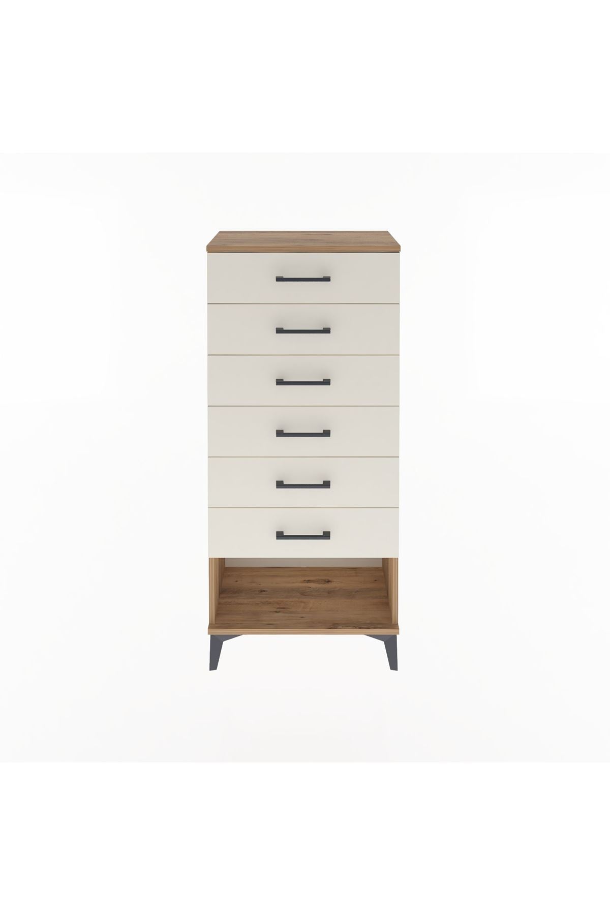 Arges Dolap 6 Çekmeceli 60x30x134 Çam-Aytaşı