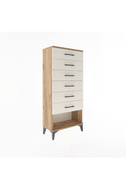 Arges Dolap 6 Çekmeceli 60x30x134 Çam-Aytaşı