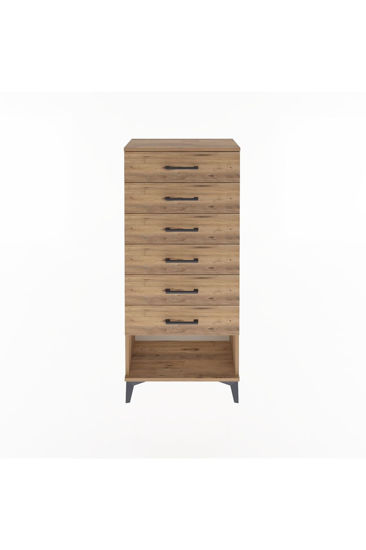 Arges Dolap 6 Çekmeceli 60x30x134 Çam-Çam