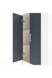 Arges Dolap 2 Raflı 2 Kapaklı 60x30x134 Aytaşı-Antrasit