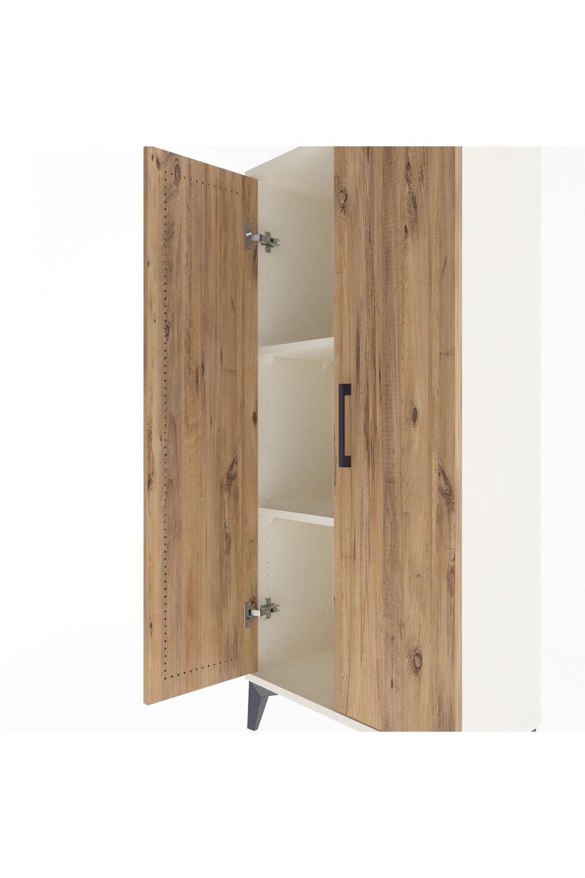 Arges Dolap 2 Raflı 2 Kapaklı 60x30x134 Aytaşı-Çam