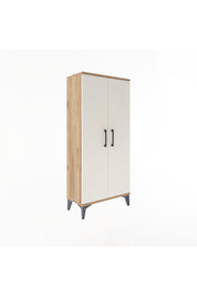 Arges Dolap 2 Raflı 2 Kapaklı 60x30x134 Çam-Aytaşı