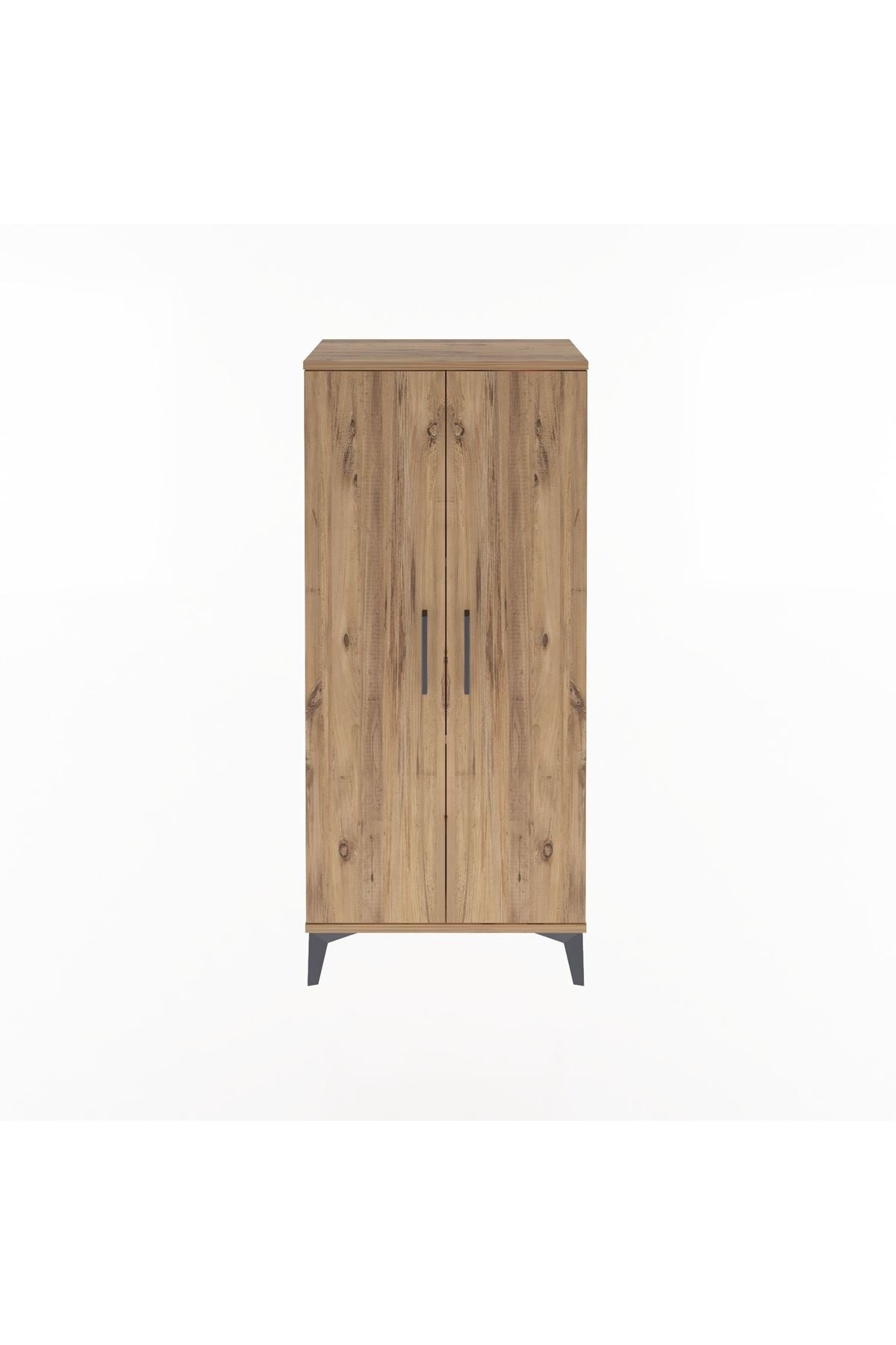 Arges Dolap 2 Raflı 2 Kapaklı 60x30x134 Çam-Çam