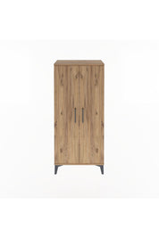 Arges Dolap 2 Raflı 2 Kapaklı 60x30x134 Çam-Çam