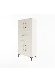 Arges Dolap Tek Raflı Tek Çekmeceli 4 Kapaklı 60x30x134 Aytaşı-Aytaşı