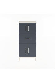 Arges Dolap Tek Raflı Tek Çekmeceli 4 Kapaklı 60x30x134 Aytaşı-Antrasit