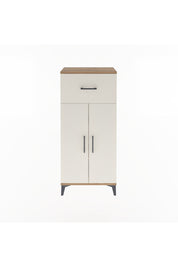 Arges Dolap 2 Raflı Tek Çekmeceli 2 Kapaklı 60x30x134 Çam-Aytaşı