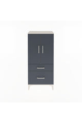 Arges Dolap 2 Raflı 2 Çekmeceli 2 Kapaklı 60x30x134
