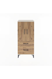 Arges Dolap 2 Raflı 2 Çekmeceli 2 Kapaklı 60x30x134 Aytaşı-Çam