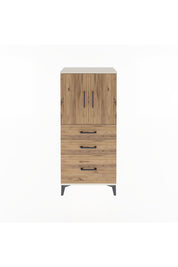 Arges Dolap 2 Raflı 3 Çekmeceli 2 Kapaklı 60x30x134 Aytaşı-Çam
