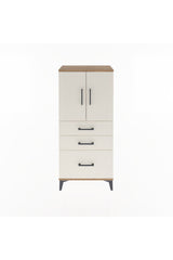 Arges Dolap 2 Raflı 3 Çekmeceli 2 Kapaklı 60x30x134