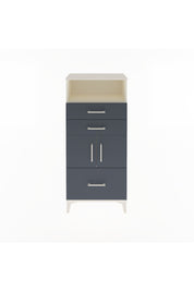 Arges Dolap 2 Raflı 3 Çekmeceli 2 Kapaklı 60x30x134 Aytaşı-Antrasit