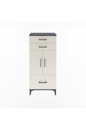 Arges Dolap 2 Raflı 3 Çekmeceli 2 Kapaklı 60x30x134 Antrasit-Aytaşı