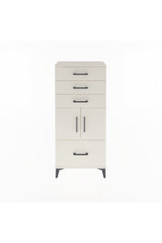 Arges Dolap Tek Raflı 4 Çekmeceli 2 Kapaklı 60x30x134 Aytaşı-Aytaşı