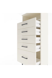 Arges Dolap Tek Raflı 5 Çekmeceli 60x30x134 Aytaşı-Aytaşı