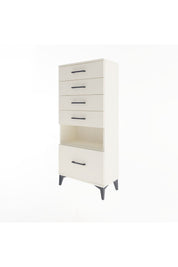 Arges Dolap Tek Raflı 5 Çekmeceli 60x30x134 Aytaşı-Aytaşı