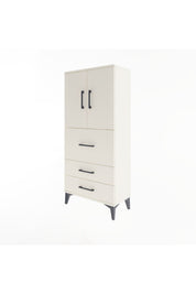 Arges Dolap Tek Raflı 3 Çekmeceli 2 Kapaklı 60x30x134 Aytaşı-Aytaşı