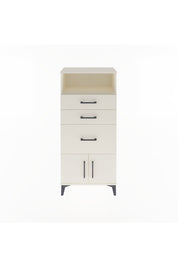 Arges Dolap Tek Raflı 3 Çekmeceli 2 Kapaklı 60x30x134 Aytaşı-Aytaşı