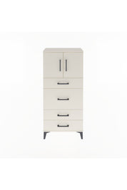 Arges Dolap Tek Raflı 4 Çekmeceli 2 Kapaklı 60x30x134 Aytaşı-Aytaşı