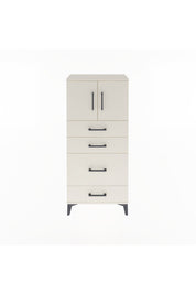 Arges Dolap Tek Raflı 4 Çekmeceli 2 Kapaklı 60x30x134 Aytaşı-Aytaşı