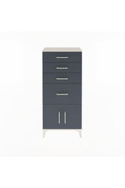 Arges Dolap 4 Çekmeceli 2 Kapaklı 60x30x134 Aytaşı-Antrasit