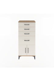 Arges Dolap 4 Çekmeceli 2 Kapaklı 60x30x134 Çam-Aytaşı