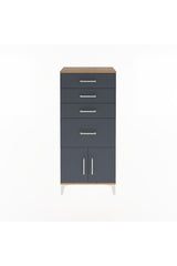 Arges Dolap 4 Çekmeceli 2 Kapaklı 60x30x134