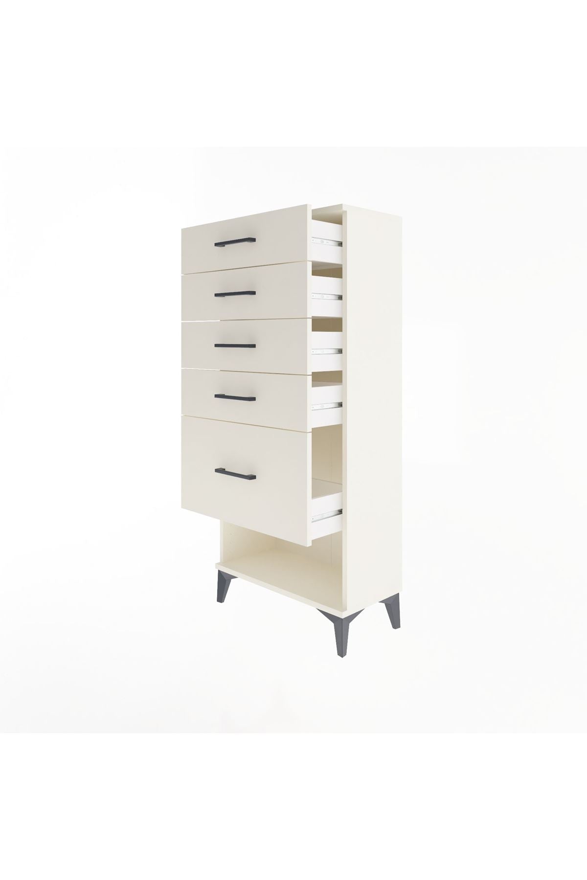 Arges Dolap 5 Çekmeceli 60x30x134 Aytaşı-Aytaşı