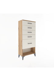Arges Dolap 5 Çekmeceli 60x30x134 Çam-Aytaşı