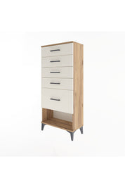 Arges Dolap 5 Çekmeceli 60x30x134 Çam-Aytaşı