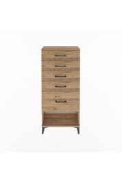Arges Dolap 5 Çekmeceli 60x30x134 Çam-Çam