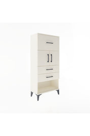 Arges Dolap Tek Raflı 3 Çekmeceli 2 Kapaklı 60x30x134 Aytaşı-Aytaşı