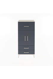 Arges Dolap 2 Raflı 3 Çekmeceli 2 Kapaklı 60x30x134 Aytaşı-Antrasit