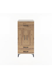 Arges Dolap 2 Raflı 3 Çekmeceli 2 Kapaklı 60x30x134 Aytaşı-Çam