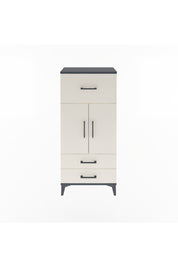 Arges Dolap 2 Raflı 3 Çekmeceli 2 Kapaklı 60x30x134 Antrasit-Aytaşı