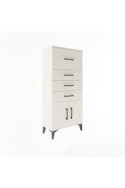 Arges Dolap 4 Çekmeceli 2 Kapaklı 60x30x134 Aytaşı-Aytaşı