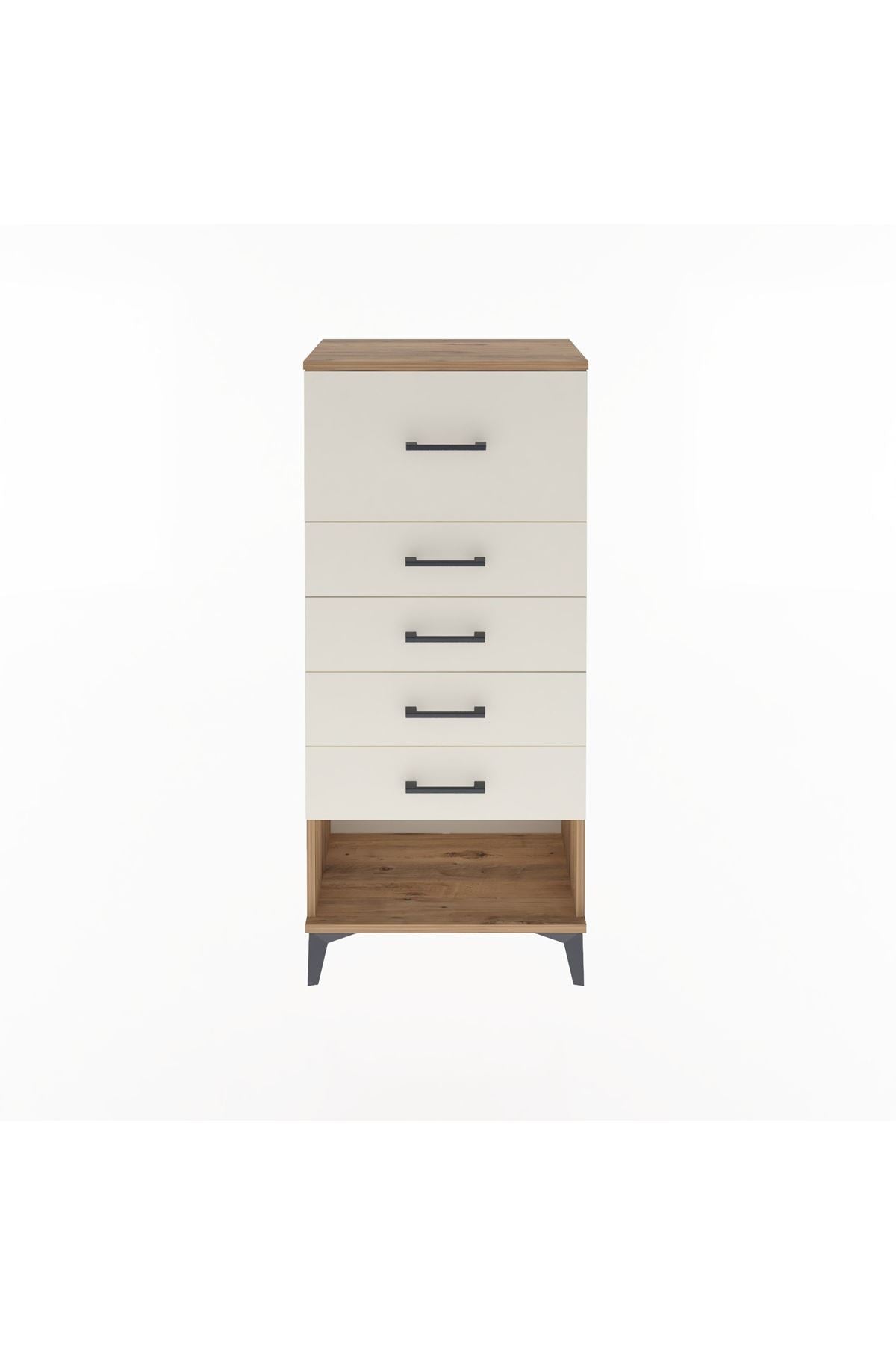 Arges Dolap 5 Çekmeceli 60x30x134 Çam-Aytaşı