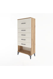 Arges Dolap 5 Çekmeceli 60x30x134 Çam-Aytaşı
