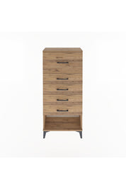 Arges Dolap 5 Çekmeceli 60x30x134 Çam-Çam