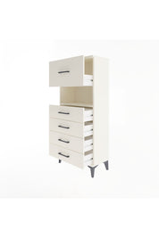 Arges Dolap Tek Raflı 5 Çekmeceli 60x30x134 Aytaşı-Aytaşı