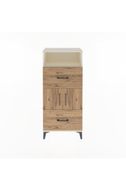 Arges Dolap 2 Raflı 2 Çekmeceli 2 Kapaklı 60x30x134 Aytaşı-Çam