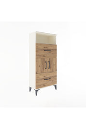 Arges Dolap 2 Raflı 2 Çekmeceli 2 Kapaklı 60x30x134 Aytaşı-Çam