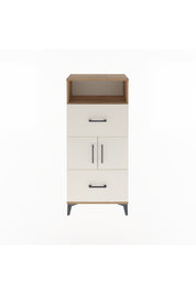 Arges Dolap 2 Raflı 2 Çekmeceli 2 Kapaklı 60x30x134 Çam-Aytaşı