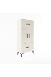 Arges Dolap 2 Raflı 2 Çekmeceli 2 Kapaklı 60x30x134 Aytaşı-Aytaşı