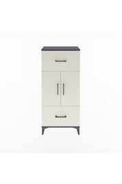 Arges Dolap 2 Raflı 2 Çekmeceli 2 Kapaklı 60x30x134 Antrasit-Aytaşı