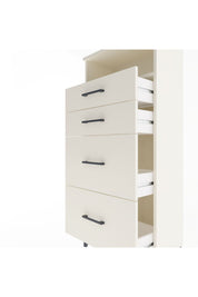 Arges Dolap Tek Raflı 4 Çekmeceli 60x30x134 Aytaşı-Aytaşı